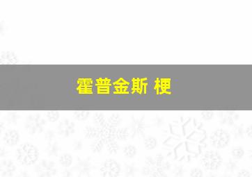 霍普金斯 梗